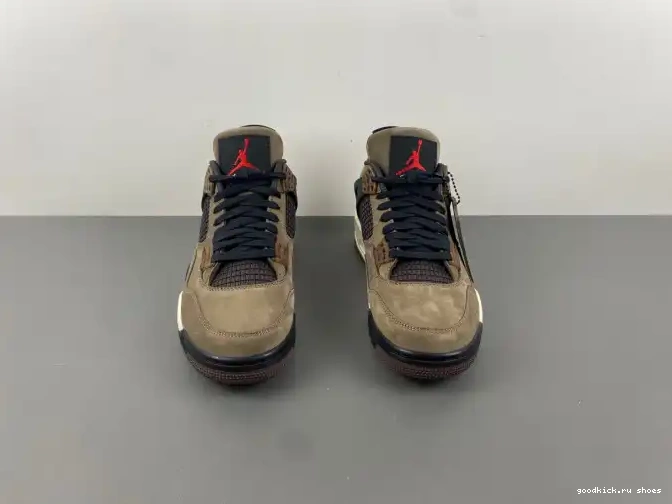 Cheap x Scott 4 Air Retro Brown TS Jordan AJ4-882335 Travis 0422